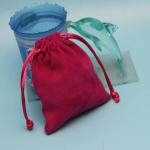 wholesale custom velvet drawstring pouch bag for Jewelry packaging