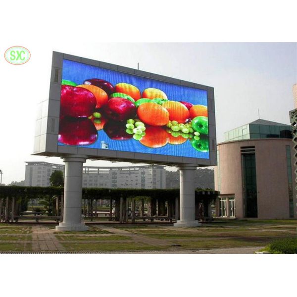 China Steel And Aluminum Led Advertising Board P10 Outdoor Led Display smd3535 large outdoor led display screens factory