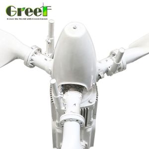 High Output Solar Hybrid Pitch Control Wind Turbine Generator 5KW For Home
