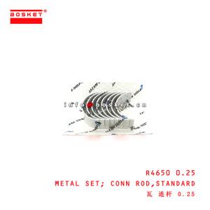 China R4650 0.25 Standard Connecting Rod Metal Set suitable for ISUZU 4JA1 4JB1 4JG1 factory