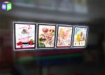 Indoor Crystal Frame Movie Poster Display Box Free Standing 6MM Thcikness