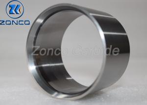 China Plain Ring Tungsten Carbide Bushing , Water Pump Shaft Sleeve Grinding Finishing factory