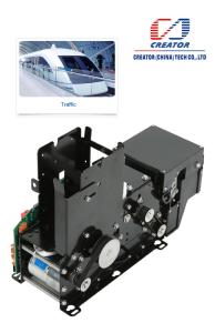 China ISO Parking Magnetic Card Dispenser , IC / RFid Card Dispenser Machine factory