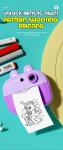 Kids Entertainment Mini Inkless Printer Portable For Stickers 3.7V