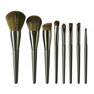 China Synthetic Hair Full Face Makeup Brush Set factory
