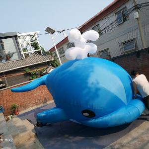 China advertising cartoon Inflatable characters Whale Shark inflatable dolphin for kids play event factory