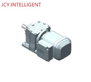 China Helical Three Phase Gear Motor Inline Speed Reducer Gearbox R27 DRN71M4/TF 130 Nm factory