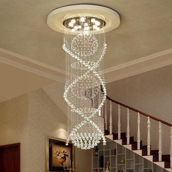 Glass Luxury Led Crystal Chandelier For Dining Custom Large Modern Nordic
