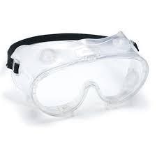 China PPE Poly ResiN Eye Protection Goggles , Hospital Safety Glasses No Degree factory