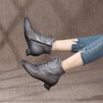 HZM027 Real Cowhide Women'S Martin Boots Autumn And Winter New Fashion Short