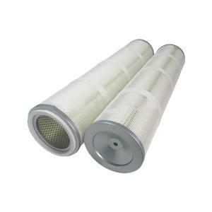 China Spun Bonded Fabric Powder Dust Industrial Polyester Filter Bottom Loading Install factory