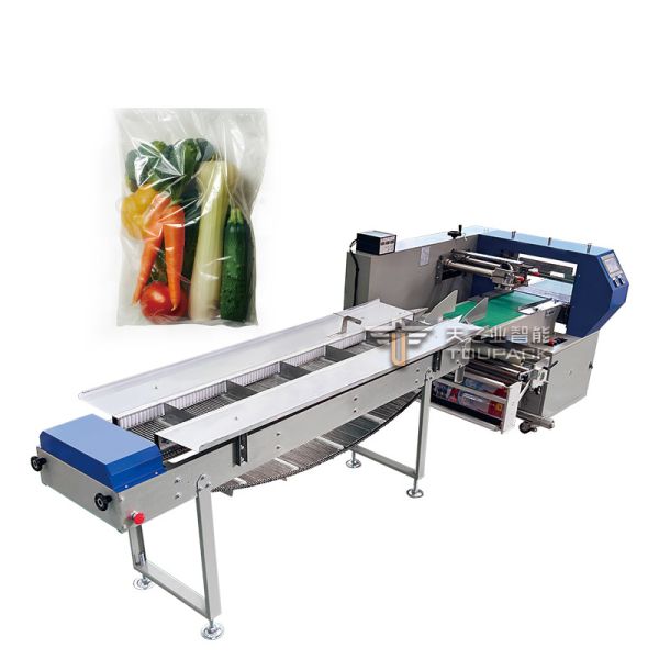 China Horizontal Wrapping Flow Pack Packing Machine Disposable Plates Kitchen Packaging Machine Pillow Packaging Machine factory