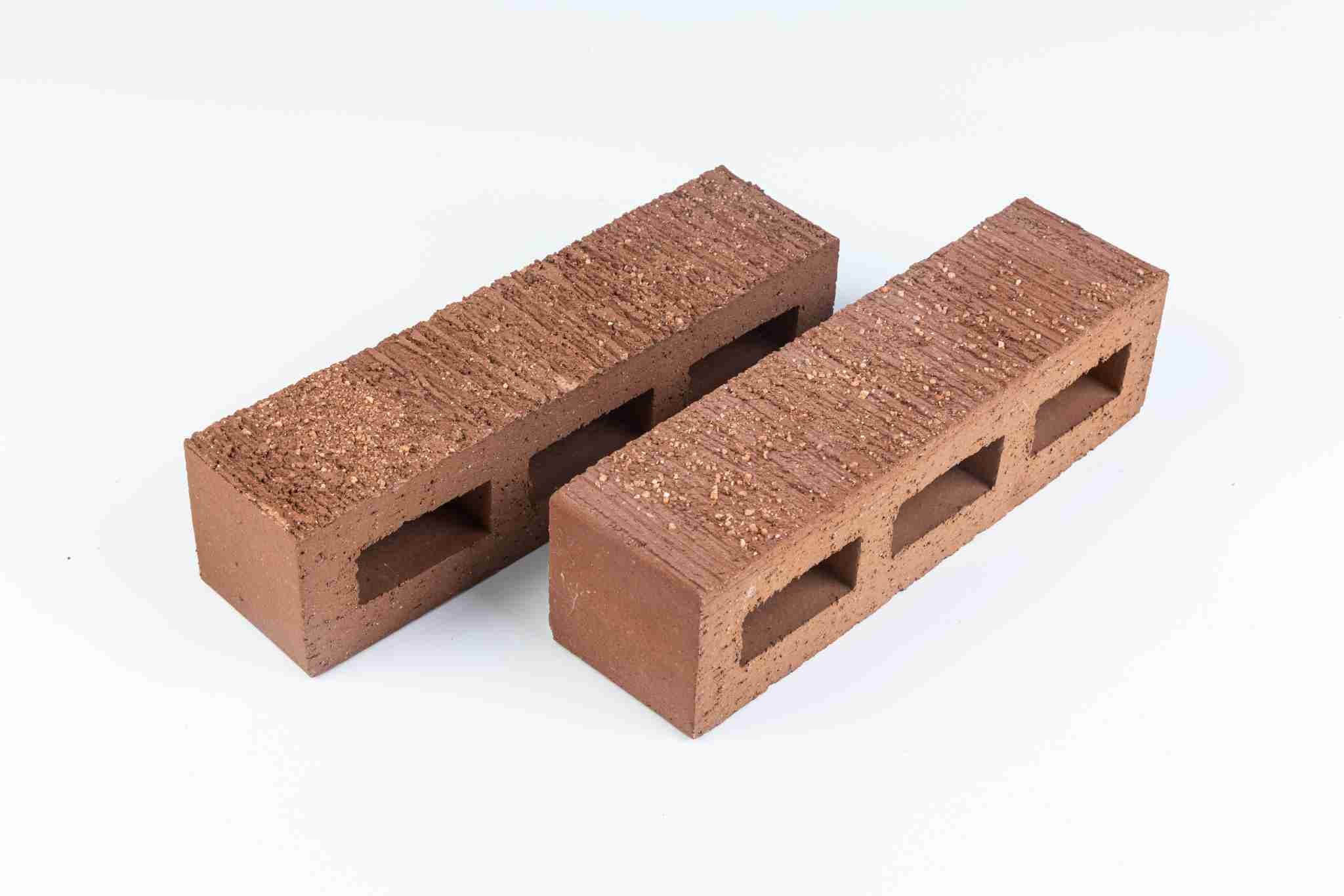 Sandblast texture clay brick for exterior wall building