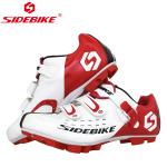 Breathable Mens White Cycling Shoes Geometry Design Body High Pressure