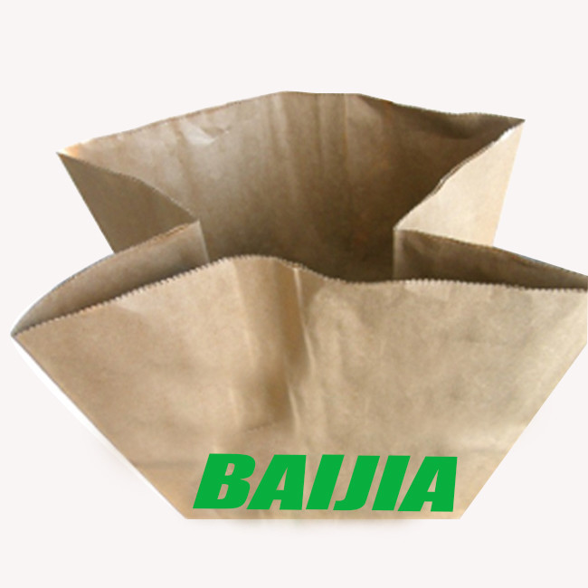 Open Top Eco Friendly Grass Clipping Paper Bags For Garden Or Yard