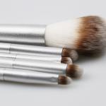 Portable Travel Makeup Brush Set Wooden handle Customized Makeup Tool Kit