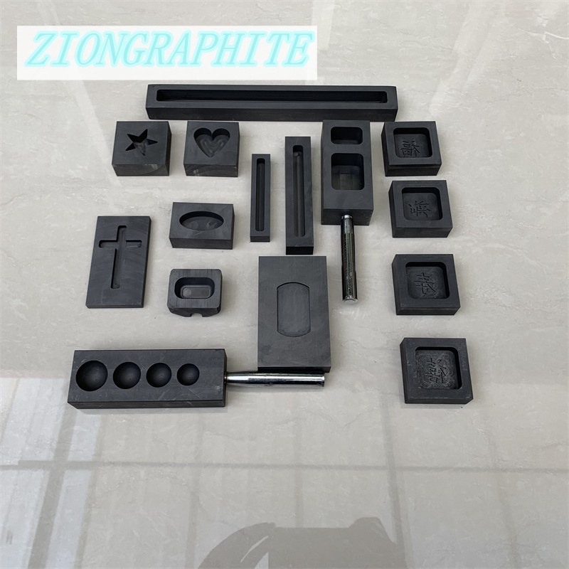 High Pure Graphite Mold for Casting and Refining Gold Silver Nonferrous Metal Jewelry