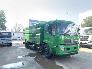 China 6 Gears Transmission Street Sweeping Truck For Airport Road Cleaning factory