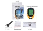 FR500 Waterproof Digital Compass Altimeter LCD Digital Barometer Hygrometer