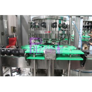 Screw Feeding Type Cola / Soda Can Filling Machine / Canning Machine Plc Control