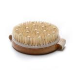 Holmwood Round Body Detox Skin Brush Boar Bristle Body Brush Soft