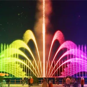 China Customized Water Patterns Dancing Fountain Nozzles With Modern Design Style on sale