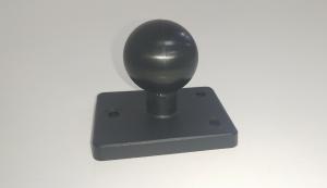 China Sandblasting Powder Blasting CNC Grinding Die Casting Ball Head Coating Aluminum Parts factory