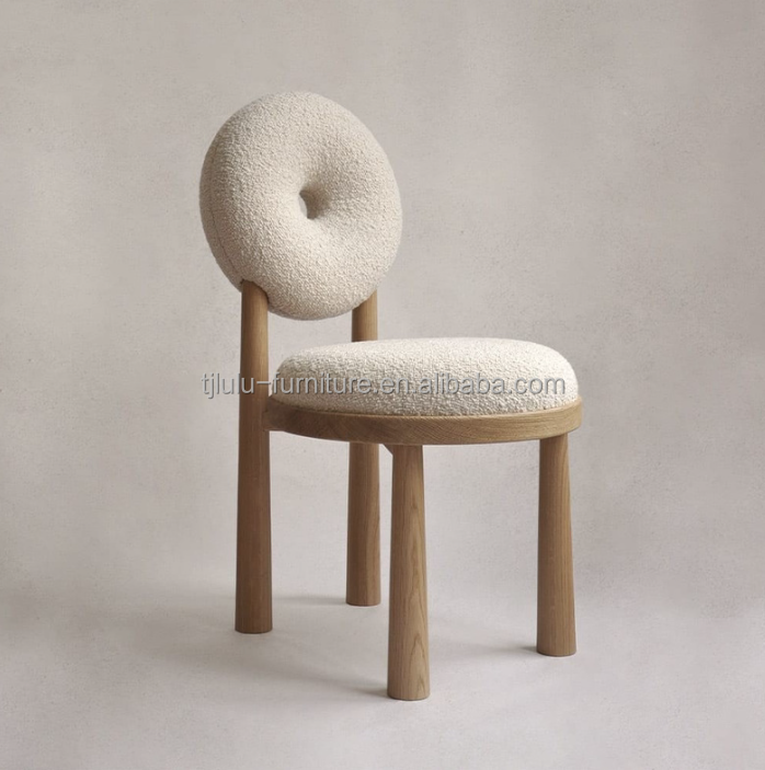 Modern Solid Wood Dining Chair for Customized Designs in Dining Room Furniture