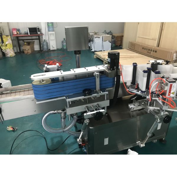 Automatic tubs labeling machine with lids handle plastic cup labeling machine