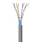 0.47mm Copper Grey Jacket 1000Ft Cat5e FTP LSZH Network Cable