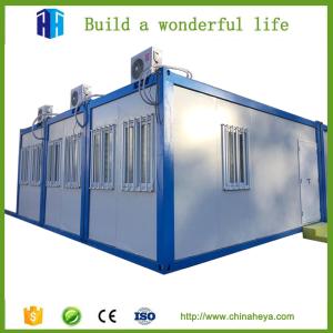China cheap prefab assembly 40 feet steel frame container homes modular house factory