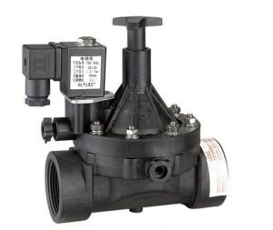 China Normally Open NO Latching Solenoid Valve 3/4＂Plastic For Irrigation System factory