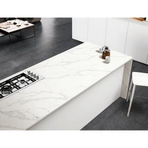 China Discount Quartz Worktops Modern Design Durability And Resistance 126''X63'' factory