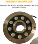 15W Pond IP68 Waterproof Fountain Lights