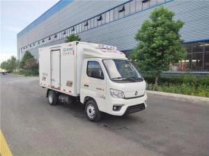 China Polyurethane Refrigerator Box Truck 115km/H 1.5 Ton Ice Cream Freezer Truck factory