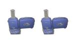 3 Piece Set PP Suitcase With Beauty Case , 2 Wheel Trolley Luggage For