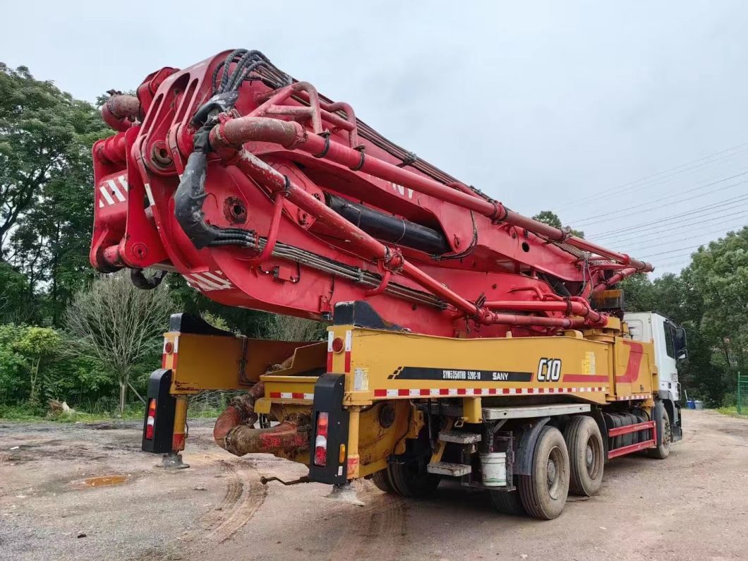 2019 China Top Ranking Hot Popular 52m Truck Concrete Pump Mounted Beton Pump Placing Boom Pump on Benz Truck for Sale