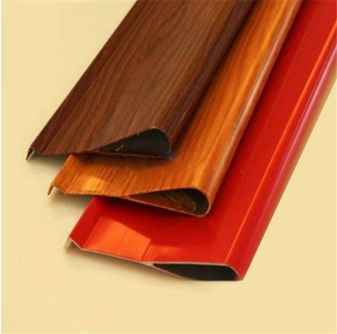 Dripping Shaped Aluminum Metal Ceiling 1.3mm Thickness Indoor Decoration