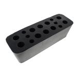 Rubber Accessories Upstand HeACavy Duty Black Rubber Buffer On A Steel Angle