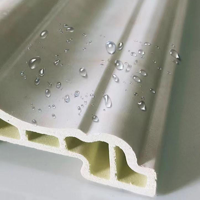 ISO9001 Wood Plastic Composite Panel Skirting WPC Skirting Smooth Surface