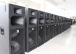 Commercial Passive Pa System 15 Inch Plywood , Passive Pa Speakers Black Paint