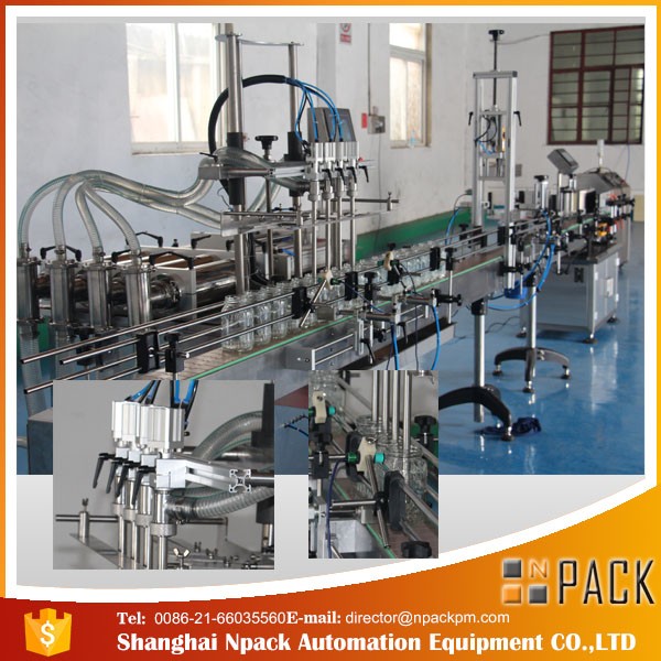 High Output Automatic Cosmetic Filling Machine With Diving Nozzles