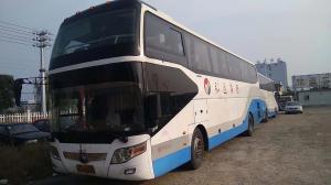 China YUTONG Band Used Coach Bus 2013 Year With A/C / Diesel Weichai 336hp Engine factory