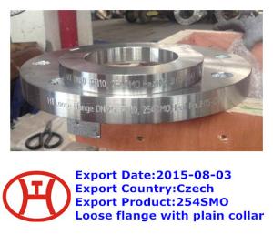 China ASTM A182 F44 S31254 254SMO 1.4547 WN flange factory