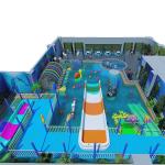 LANCHAO Customized Indoor Water Park Swimming Theme Park Colourful
