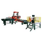 Hydraulic Wood Cutting Portable Sawmill Horizontal Band Saw Mill with automatic