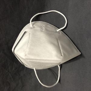 China Breathable Disposable kn95 Face Mask , Folded Cotton Fine Dust Mask 5 Ply factory