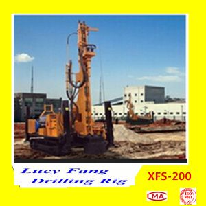 China Hot Multi-function XFS-200 Mobile Hydraulic RC Core Sampling Drilling Rig