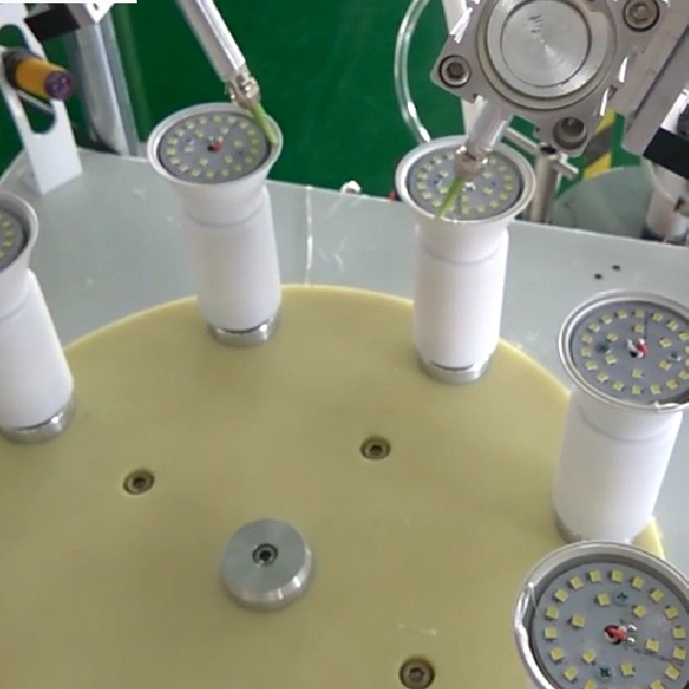 Eight Station Glue Dispenser Machine 500mm*850mm*1300mm Adhesive Dispensing Machine Round