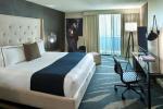 Hotel Standard Modern design Large Bed Room Leather Upholstered Headboard Bed